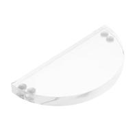 KICHOUSE Acrylic Prism Cube and Half Concave Mirror Optical Lens Kit for Physics Demonstration and Science Experiments, Portable and Easy Fixation Science Demonstration Tools