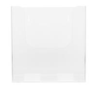 KICHOUSE Acrylic Wall-mounted Brochure Holder Book Stand Desk Pamphlets Holder with Simple Design for Organizing Documents and Flexible Placement, for Office Workers and Displaying Books