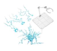 KICHOUSE Action Figure Stands DIY Assembly Model Holder with Sturdy Plastic Material and Multiple Form Configurations for Hg Rg Scale Shf 1/144 Figures, Blue