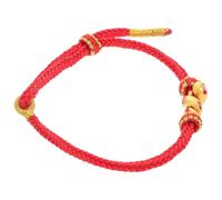KICHOUSE Adjustable Braided Red Rope Bracelet Snake Charm for Chinese New Year, Symbolizes Good Luck and Prosperity, Unique Design for Women and Men at Parties and Dates