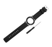 KICHOUSE Adjustable Locator Watch Band Genuine Leather Compatible with Wireless Tracker Protective Hollow Cover Scratch-resistant Comfortable Wrist Strap for Boys