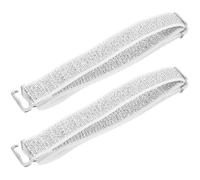 KICHOUSE Adjustable Shoelace Bands with Fixing Heel Strap 2pcs for High Heels Elastic Cloth Female Shoe Strap Prevents Shoes from Falling and Daily Use