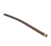 KICHOUSE Air Compressor Flexible Hose 12Mm/18.5Mm Aluminum Intake Pipe Steel Wire Cooling Tube 49Cm Replacement for Air Compressor Manifold Applications