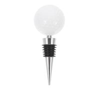 KICHOUSE Alloy Golf Ball Wine Stopper Reusable Leak-Proof Bottle Plug Decorative Luxury Wine Bottle Seal for Bar Party and Home Use