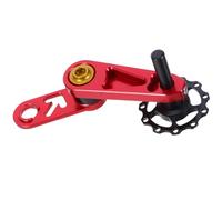 KICHOUSE Aluminum Alloy Bikes Chain Tensioner Single Speed Rear Derailleur for Folding Bicycles Compact Chain Adjuster for Cycle Accessories Easy Storage for City Commuters and Travelers