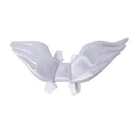 KICHOUSE Angel Wings with Easy Closure Halloween Pet Costume for Cats, White Cloth Material and Adorable Wing Shape Design, for Daily Wear and Winter Clothes