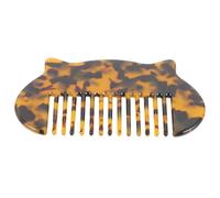 KICHOUSE Anti-static Hair Brush for Curly Hair Women Acetate Sheet Material and Cat Ear Design, Practical and Safe to Use Comb for On-the-go Styling and Valentine's Day