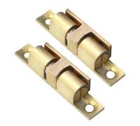 KICHOUSE Ball Tension Latch Closet Ball Tension Latch Brass Cabinet Door Catch 2pcs for Kitchen Use Adjustable Roller Catches Finely Polished Surface