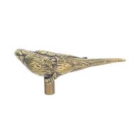 KICHOUSE Bird Knobs Brass Vintage Cabinet Knobs Golden Ornate Animal Design Single Hole Hardware for Kitchen Cupboard Bathroom Vanity Wardrobe Farmhouse Decor