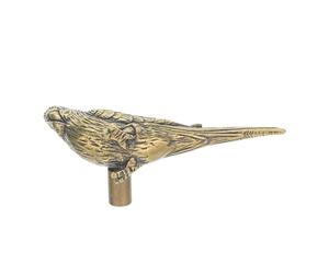 KICHOUSE Bird Knobs Brass Vintage Cabinet Knobs Golden Ornate Animal Design Single Hole Hardware for Kitchen Cupboard Bathroom Vanity Wardrobe Farmhouse Decor