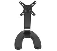 KICHOUSE Black Iron Tv Stand with Great Load-bearing Capacity Stable Support Simple and Delicate Design for 14-27 Inch Tvs for Living Room and Desktop Use
