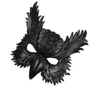 KICHOUSE Black Pu Owl for Halloween Party Dress up Accessory