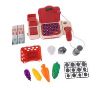 KICHOUSE Boys and Girls Play Shop Pretend Cash Register Toy for Boys Girls Simulation Toys Mini Supermarket Playset Preschool Math Skills Development