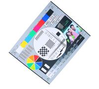 KICHOUSE Camera Test Card Camera Inspection Tool Image Quality Test Monitor Color Checkers Lens Inspection Tool