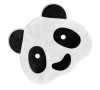 KICHOUSE Cartoon Gentle and Foot Panda Shower Scrubber with Mat Non- Material for Dead Skin Removal Back Exfoliating, Cleaner Accessory Feet Bath