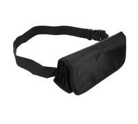 KICHOUSE Cashier Waist Bag Oxford Cloth Black Man-Woman Bag for Coin Money Storage