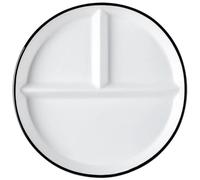 KICHOUSE Ceramic Divided Plate Set for Portion Control Multifunctional Dinnerware for Boys and Girls and Adults for Healthy