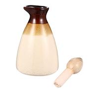 KICHOUSE Ceramic Essential Oil Bottle for Subpackaging White Storage Bottle Multi-purpose Perfume Dispenser for Aromatherapy and Home Fragrance