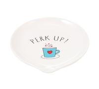 KICHOUSE Ceramic Multi-Function Spoon Stand for Kitchen Utensil Storage, Easy to Clean and Carry, Unique Elegant Design for Home Supply and Convenient Spoon Rest Assorted Style