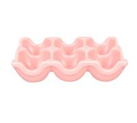 KICHOUSE Ceramic Refrigerator Tray 6-grid Holder for Storage for Baking and Fridge Use