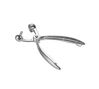 KICHOUSE Cherry Pit Remover and Olive Pitter Kitchen Gadget Compact 7-Inch Aluminium Alloy Fruit Pips Destoner Tool for Baking and Cooking