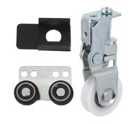 KICHOUSE Closet Door Rollers Kit for Wardrobe Sliding Doors Stainless Steel with High Load Capacity and Silent Operation for Bedroom Cabinet Smooth Rolling and Easy Reset