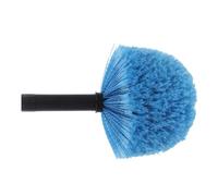 KICHOUSE Cobweb Duster Brush Head Blue for Ceiling and Wall Corner Cleaning, Washable Outdoor Spider Web Remover Attachment Without Pole, Home Spiderweb Cleaning Tool