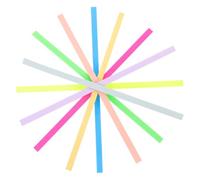 KICHOUSE Colored Sticky Tabs Book Markers Fluorescent Pet Self-adhesive Reading Strips for Annotation Practical Note Stickers for Students Dyslexia Support School and Office Use