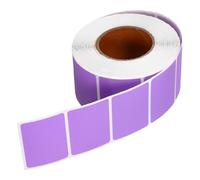 KICHOUSE Colorful Thermal Label Paper 40x30mm Matte Purple 800 Sheets Waterproof Adhesive Printable Stickers for Thermal Printer Mailing Office Use