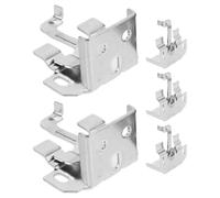 KICHOUSE Cordless Blind Brackets 5Pcs Featuring Windproof and Positioning Hooks for Secure Mounting of Roman and Venetian Window Shades