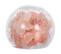 KICHOUSE Creative Himalayan Crystal Salt Light with Crystal Salt Material, Decorative Tabletop Night Light Powered by 3 Aa Batteries, Elegant Home Night Light for Relaxing Ambiance