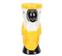 KICHOUSE Creative Parrot-Shaped Tiki Mug Made of Sturdy Porcelain with Excellent Stability and Safe Use, for Home Or Restaurant Parties, Unique Yellow Cocktail Cup with Craftsmanship