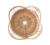 KICHOUSE Creative Petaloid Woven Cup Mat Coaster Made for Heat Isolation and Table Protection, Suitable for Mugs and Wine Glasses, for Housewarmings and Birthdays