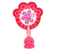 KICHOUSE Creative Windmill Shaped Bubble Blower Fun Outdoor Indoor for Promotes Fine Motor Skills Plastic Bubble Maker for Boys