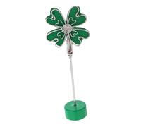 KICHOUSE Cute Four Leaf Clover Memo Holder Stand Unique Photo Clip for Desk Table Top Easy Memo Replacement Charming Decoration for Workspace and Stylish Note Holder