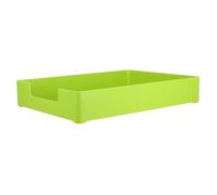 KICHOUSE Desk Organizer Tray That Won't Easily Deform for Office and School, Quadrilateral Shape with Stackable Design, Sturdy Material Fits Sizes for Desktop