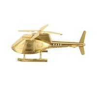 KICHOUSE Diecast Mini Helicopter Model for Boys and Zinc Alloy Retro Metal Aircraft High-detail Diecast Collectible Airplane Birthday Party Favor and Decorative Mini Helicopter