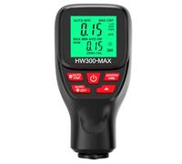 KICHOUSE Digital Paint Thickness Gauge with Case for Car Coating Measurement, Accurate and Quick Measurement, Abs Material with 0-2000um Range, Resolution 0.01mm Suitable for Automotive