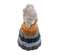 KICHOUSE Dinosaur Volcano Soft Stacking Rings Educational Sensory for Interactive Learning Fun Safe Material Shape and Color Recognition Engaging Early Development Play