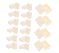KICHOUSE DIY Acrylic White Game Pieces for Board Games Blank Tiles Large Checkers Markers for Creative Play and Recess Activities