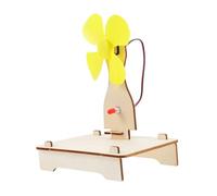 KICHOUSE DIY Wind Turbine Generator Kit for Educational Science Experiment Lightweight Model for Classroom Learning and Practical Ability Development Random Color