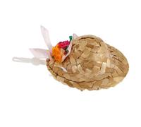 KICHOUSE Doll Hat for Boys and Girls Woven Accessory for Pretend Play Beach Outings and Costume Parties Versatile Hat for Fun Imaginative Play