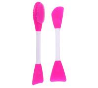 KICHOUSE Double-head Silicone Facial Mask Brush Set, Multifunctional Skin Care Brush with Reusable Soft Plastic Bristles for Even Mask Application, for Home Beauty Routine