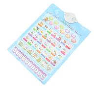 KICHOUSE Educational Arabic English Alphabet Banner Sound Activated Learning Chart Wall Hanging Boys and Girls Development Toy
