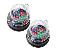 KICHOUSE Electric Jackpot Machine for Games Lotto Game Lightweight Portable Design for Parties Gatherings Material with Transparent Fairness