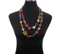 KICHOUSE Elegant Bohemia Style Wooden Necklaces for Women Featuring a Weaving Necklace Design Coconut Shell and Wood Materials, Attractive Design, Fine Workmanship, for Beach Color