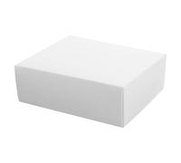 KICHOUSE Elegant White Paper Wrapping Boxes for Protective Packaging and Easy Carrying, for On-the-go Gifting and Occasion, Small Packaging Boxes for Favour and Party