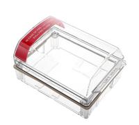 KICHOUSE Emergency Call Switch Protector Full Coverage Manual Alarm Button Cover Plastic Fire Alarm Switch Guard Reliable Protection from Damage and Accidental Activation for Safety
