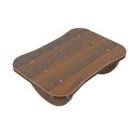KICHOUSE Ergonomic Wooden Foot Rest Under Desk at Work and Home Office, Comfortable Support Foot Stool with Modern Rectangular Design, Rocking Footrest for Chair and Computer Gaming