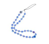 KICHOUSE Evil Eye Beaded Phone Lanyard Lost Wrist Strap Mobile Charm Rope Decor for Cameras Keychains Bags Suitable for Office School Travel and Outdoor Use
